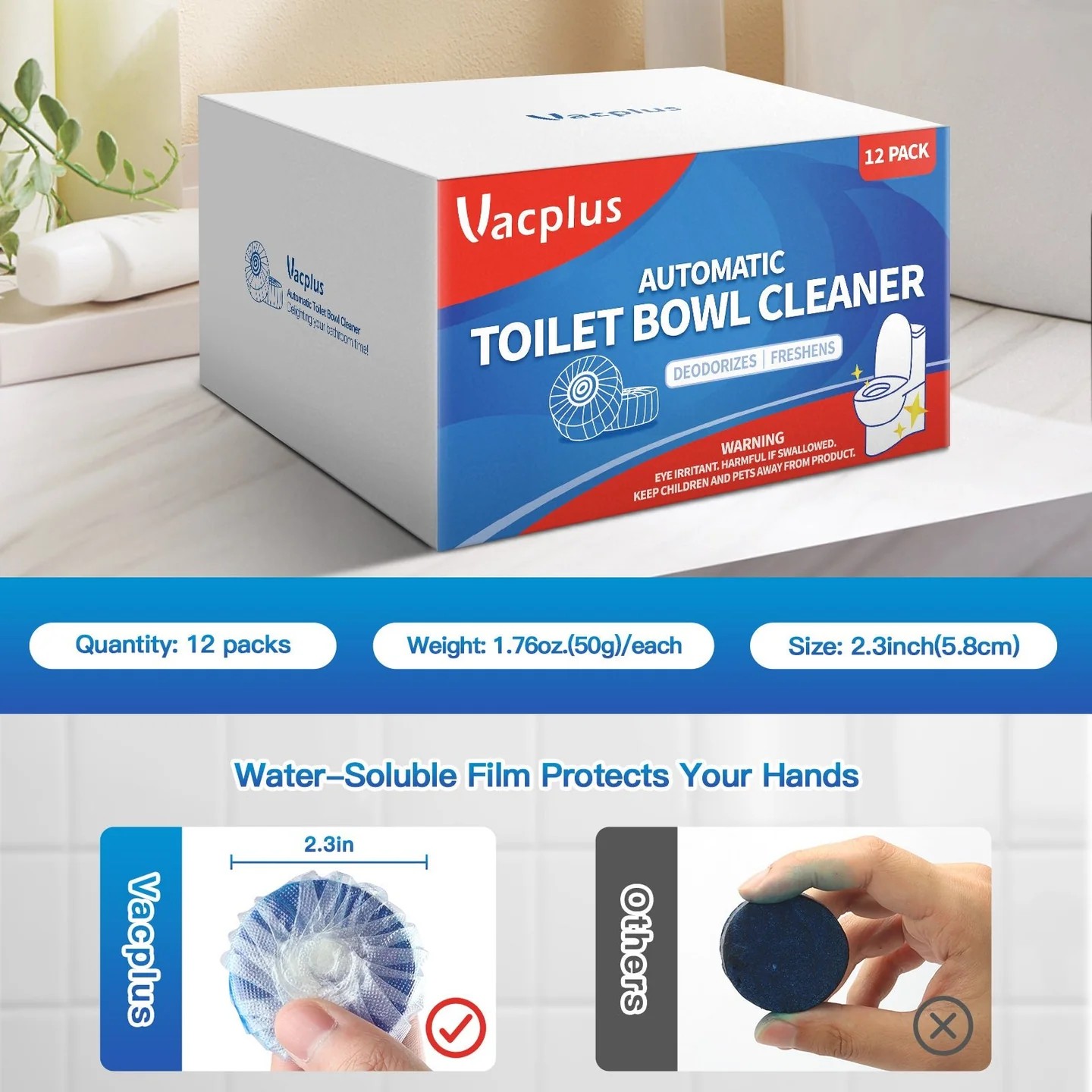 Toilet Cleaner Tablets - 20 Pack - Image 2