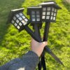 Solar Pathway Lights (Warm White) - 4 Pack