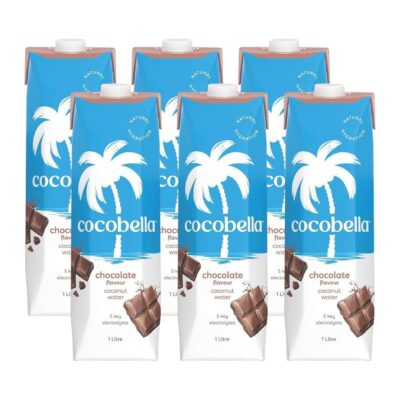 Cocobella Chocolate Coconut Water 6 x 1L Pack